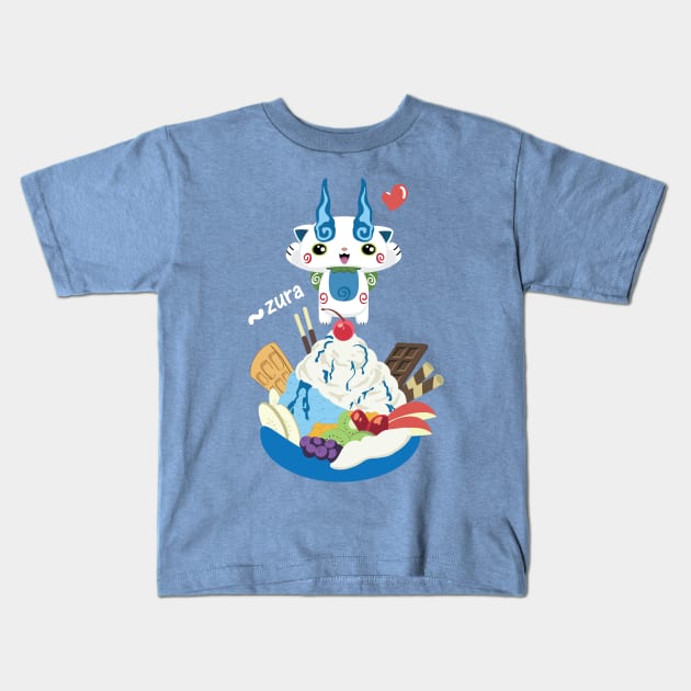 Ice Cream Komasan Kids T-Shirt by DatLonelyTurtle